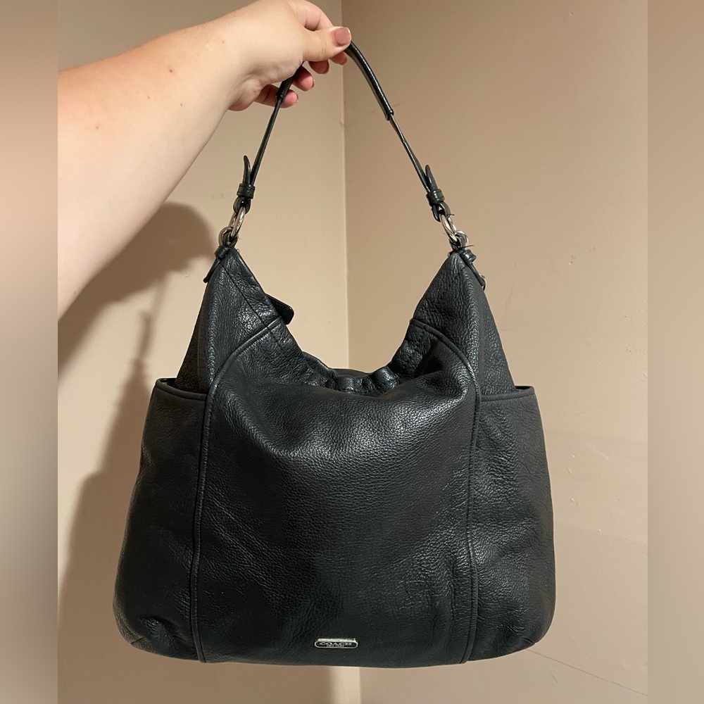 Coach Black Leather Bag